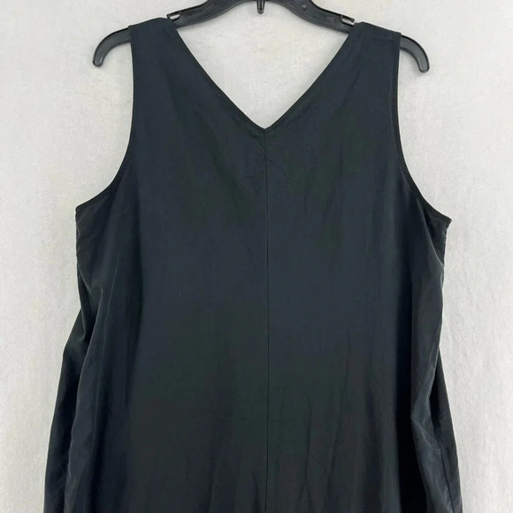 Ingrid & Isabel Maternity Jumpsuit Women's Sz M Black V-Neck Zip Front Stretch - Picture 7 of 11